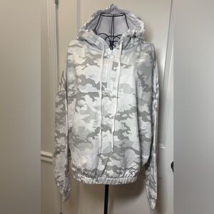 Avia NWT Women's White and Gray Camouflage Hoodie